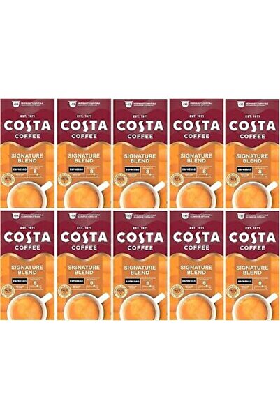 Costa Coffee Espresso Signature Blend – Compatibil Nespresso – 100 Capsule Aluminiu