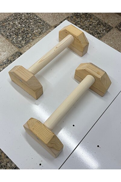 EŞSİZ MOBİLYA 1995 EŞSİZ MOBİLYA 20 Cm Ahşap Şınav Barı - Paralel Bar -pilates - Armut Bar