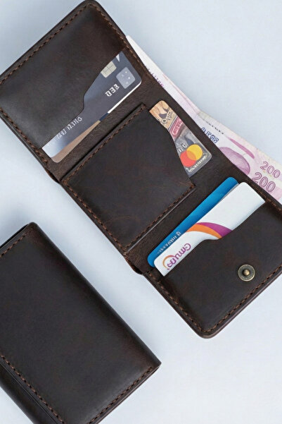 luvo Real Leather Wallet Card Holder Handmade Genuine Premium Leather Italian...