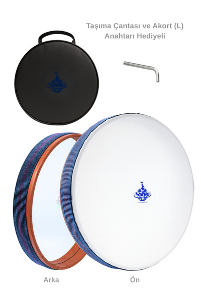 YANKI BN-41 Pvc - Plastik Bendir 41 cm (Taşıma Kılıfı ve Akort Anahtarı Hediye)