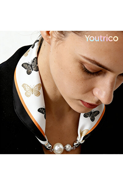 Youtrico وشاح نسائي مغناطيسي جديد، وشاح صغير، ربطة شعر، منشفة 55*10 سم