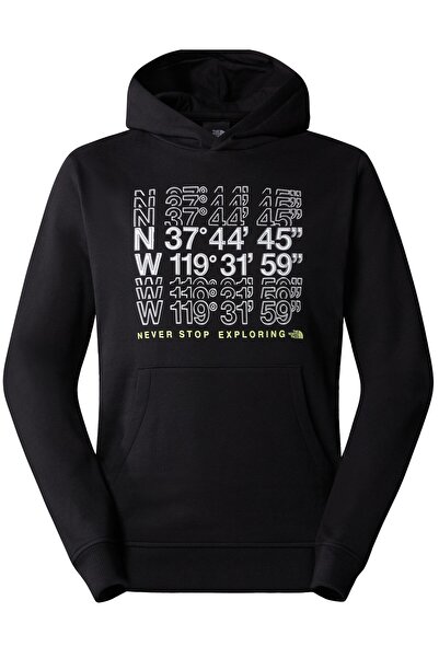 THE NORTH FACE M SS24 Coordinates Hoodie Men's Casual Sweatshirt NF0A87EAJK31 Black