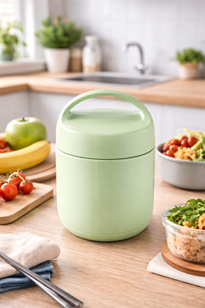 Vagonlife حاوية تخزين فولاذية بقسمين سعة 1200 مل