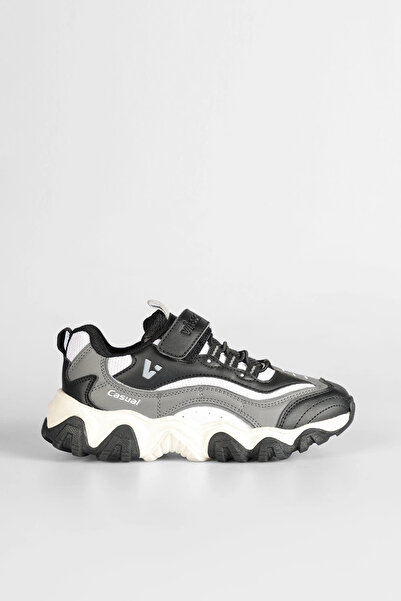 Vicco 346.F25K.244 Pote Çocuk Yürüyüş Ayakkabısı Siyah Beyaz