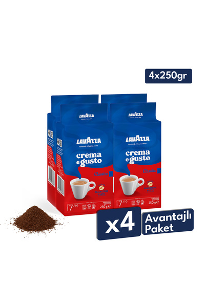 LavAzza Crema E Gusto Filtre Kahve 4 Adet 250gr