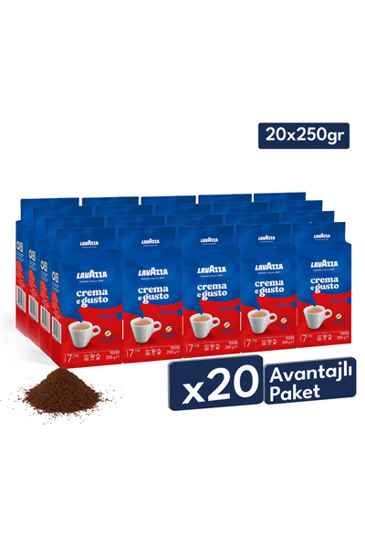 LavAzza Crema e Gusto Filtre Kahve (250gr) x20