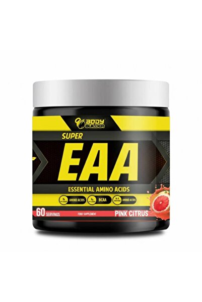 Body Builder سوبر إي إيه إيه، بنكهة الحمضيات الوردية، 390 غرام، يحسن نمو العض...