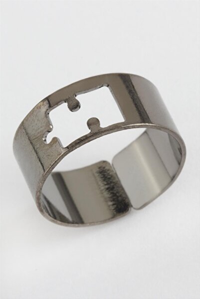 glovia bijuteri Mtxdpn Puzzle Beloved (142132) Joint Ring-Anthracite