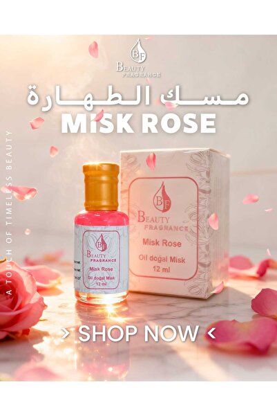 Beauty Fragrance 12 ml Misk-i Tahara (Rose) – Kalıcı ve Ferahlatıcı Doğal Esa...