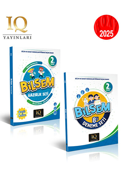 IQ YAYINLARI 2. Sınıf BİLSEM Hazırlık Tüm Dersler Soru Bankası ve Deneme Seti...