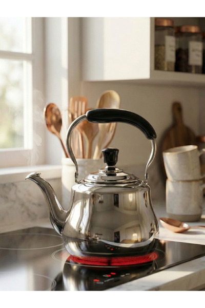 SQUALO Stainless steel kettle – 3 liter capacity – suitable for heating and s...