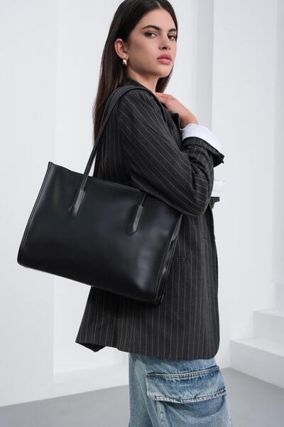 Shule Bags Paella Omuz Çantası Siyah