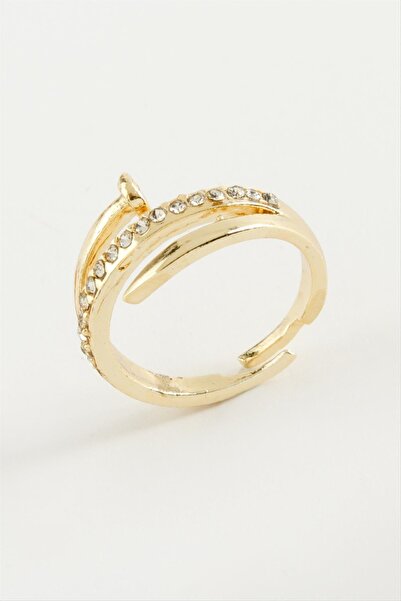 ZERO LAND MTXDPN مع حجر الأظافر (140206) خاتم-لون فضي