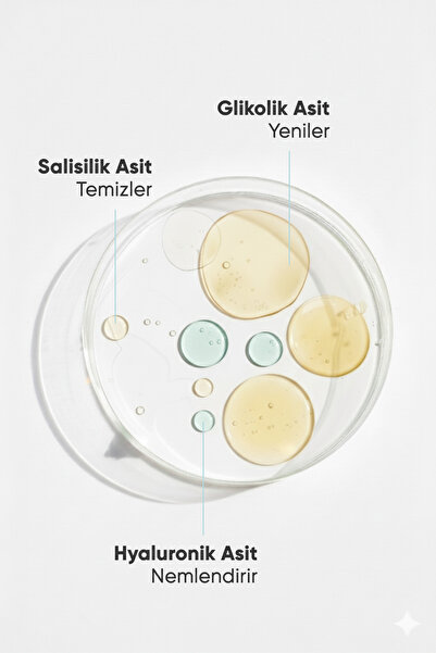 WIWIFY Arındırıcı, Cilt Yenileyici Siyah Nokta Ve Karşıtı Glikolik Tonik (Glycolic Acid 5% + BHA)