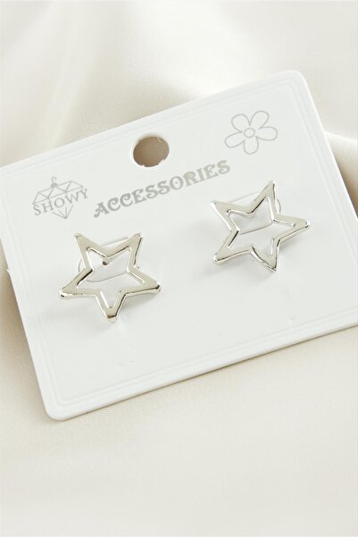 ZERO LAND MTXDPN يلدز ميتال (151313) أقراط - لون فضي