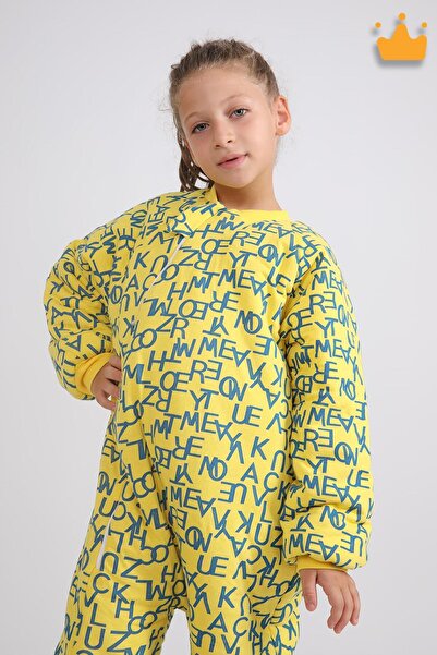 Babyhola 3-9 Yaş 2.5 Tog Sarı Kanarya Taraftar Elyaf Dolgulu Çocuk Uyku Tulum...