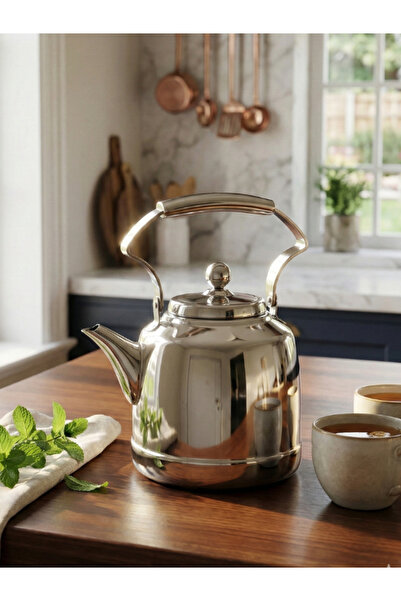 SQUALO Stainless steel kettle – 2 liter capacity – practical for heating or s...