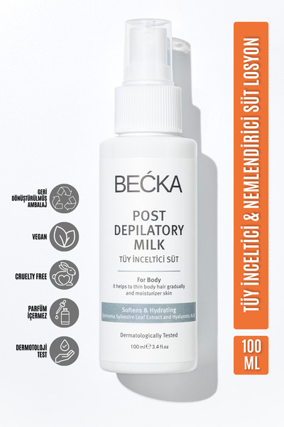 BECKA Tüy Inceltıci, Azaltıcı Ve Nemlendirici Süt Gymnema Sylvestre & Hyaluro...