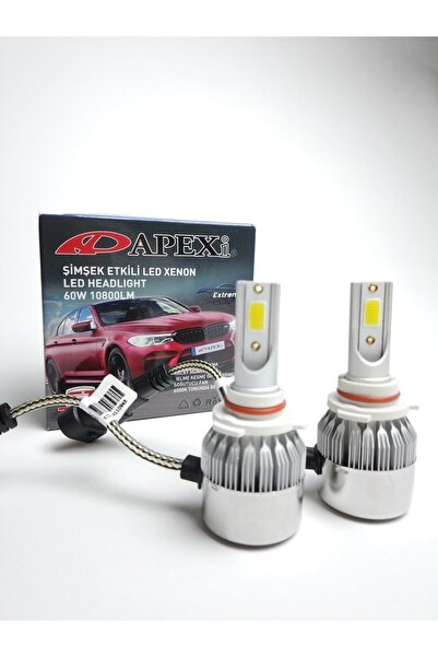APEXİ 9005 Led Xenon Led Zenon Far Ampulü Yeni Nesil Şimşek Etkili Champion S...