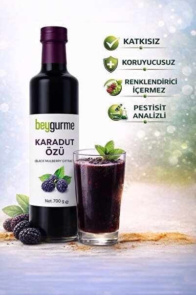 BEYGURME Karadut Özü 700 gr (PESTİSİT VE AĞIR METAL ANALİZLİ)