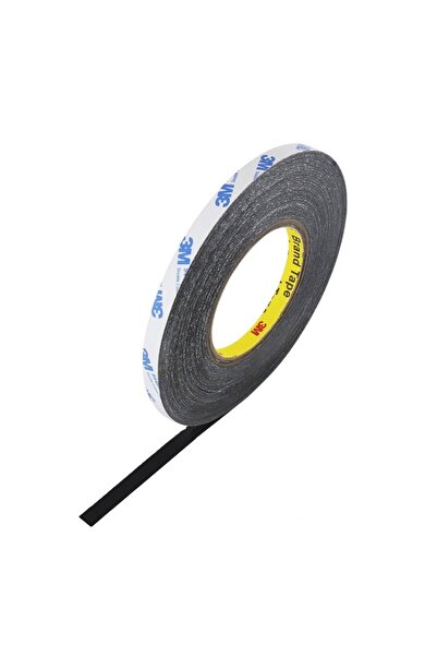 Genel Markalar 5mm/50mt SİYAH Çift Taraflı Bant, Telefon Tablet Ekran Cam Kas...