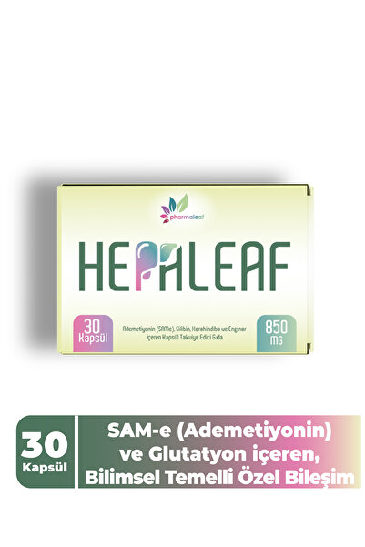 PHARMALEAF İLAÇ VE KOZMETİK Hepaleaf 30 Kapsül, Enginar Deve Dikeni Karahindi...