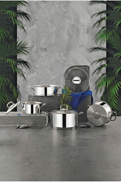 ÖZLİFE Hüma 8 Parça Tencere Seti Sade