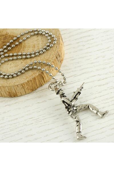 Cosmos e-ticaret قلادة MTXDPN Asker معدنية (150841) - لون فضي