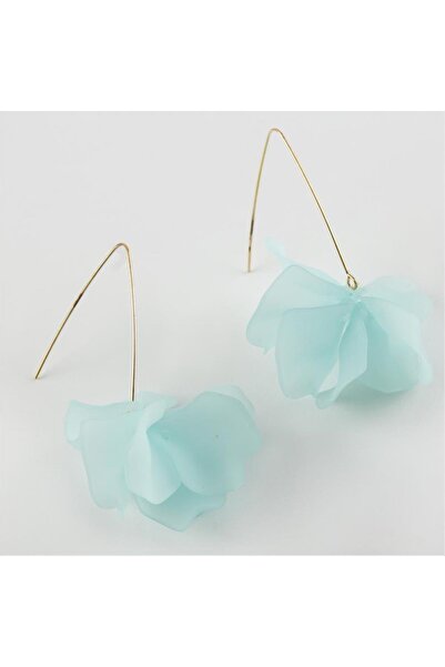 ZERO LAND MTXDPN مع شكل زهرة (155525) أقراط زارا - تركواز