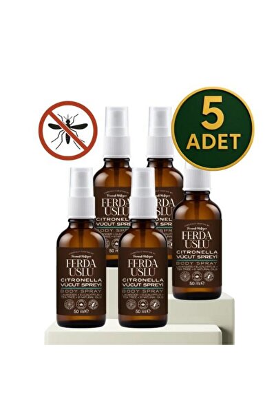 Fermente Mutfağım Citronella Koruyucu Vücut Spreyi 5'li Set- Okaliptus + Çay ...