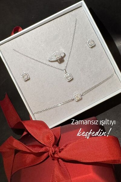 Hepimitu Altın Tektaş Baget Set