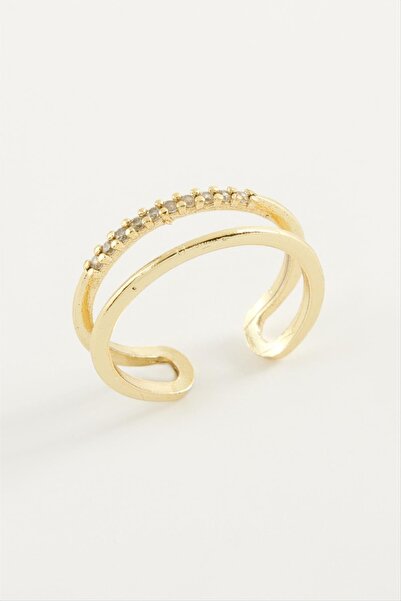 nolva MTXDPN خاتم مرصع بالزركون (163532) - أصفر