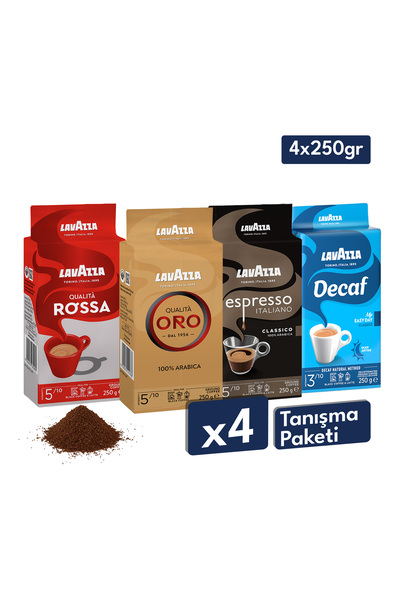 LavAzza Decaf My Easy Day Classico + Qualità Oro + Qualità Rossa + Espresso C...