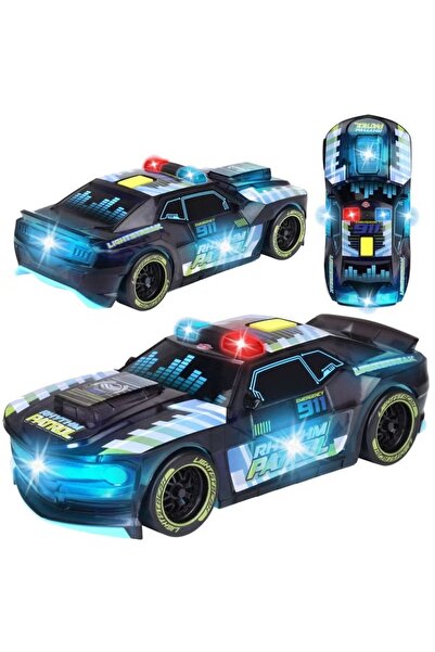 Dickie Toys Rhythm Patrol Car Toy with Changing Lights and Music