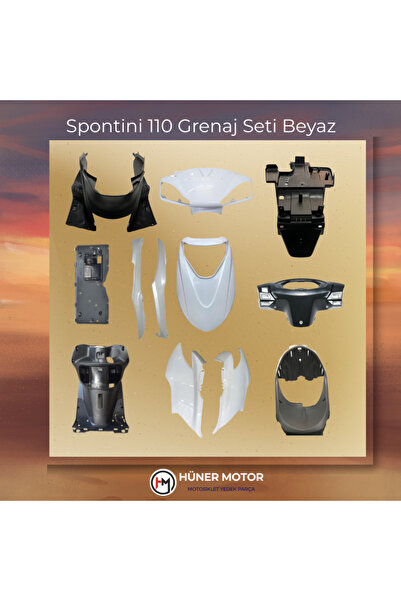 Hner Rks Spontini 110 Grenaj Seti Beyaz