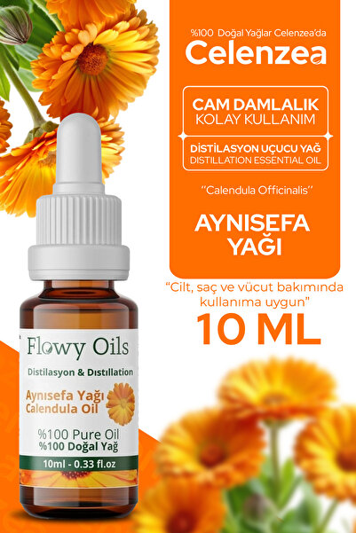 Celenzea Aynısefa Yağı %100 Doğal Bitkisel Uçucu Yağ Calendula Oil 10ml
