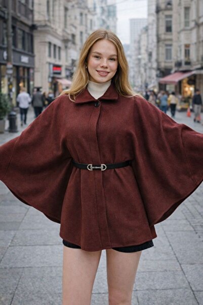 KaraAS معطف نسائي بحزام وتطريز