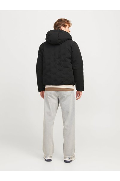 Jack & Jones Men's Waterproof Hooded Hybrid Jacket - Man