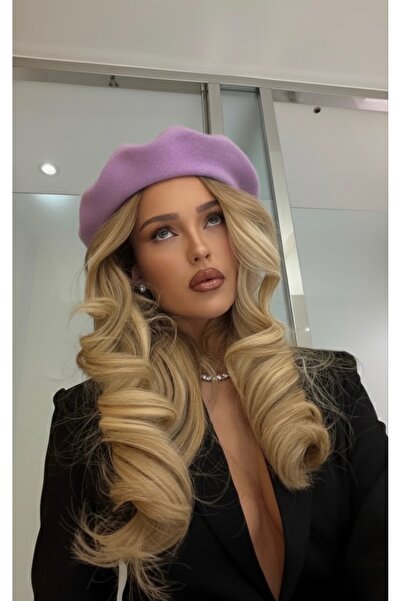 Goldmine Pictor francez din lână australiană din pâslă beretă liliac