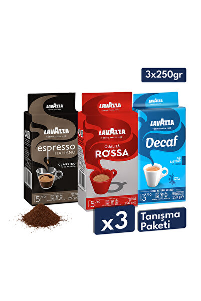 LavAzza Decaf My Easy Day Classico + Qualità Rossa + Espresso Classico Italia...