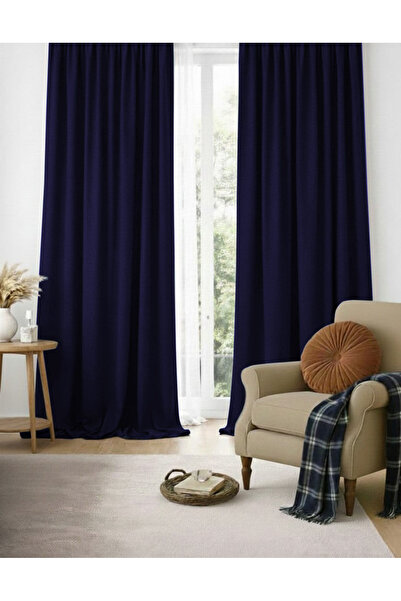 BD beyaz dokuma Umbrelă de soare de culoare albastră închisă, rezistentă la lumină, perdea termică opace