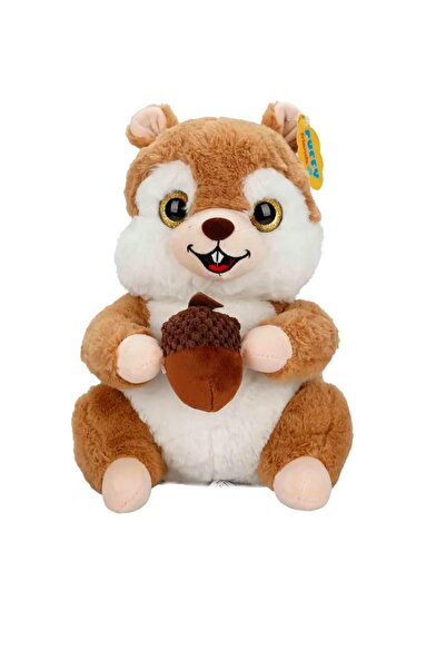 Şeker Adası دمية سنجاب قطيفة لطيفة للنوم واللعب