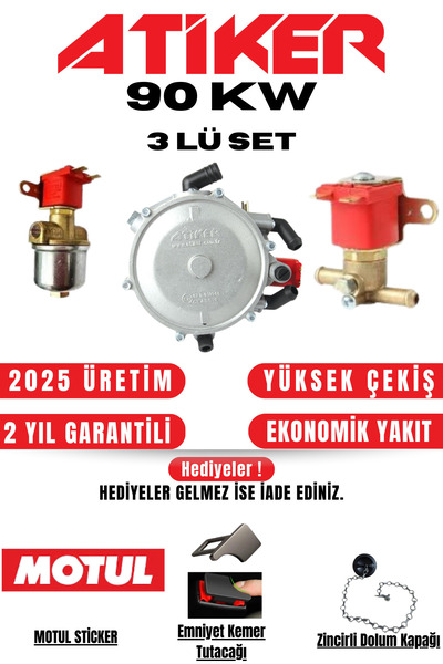ATİKER VR01 (90KKW) Karbüratörlü Regülatör (yeni Üretim)