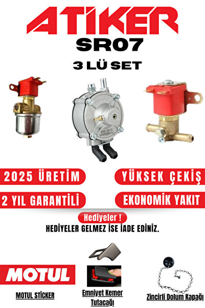ATİKER Sıralı Sistem Lpg Beyin (REGÜLATÖR) Sr07 110 Kw