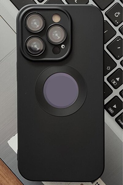 3GEN CASE حافظة إطلاق مخملية من الداخل تعرض شعارًا متوافقًا مع آيفون 12 برو