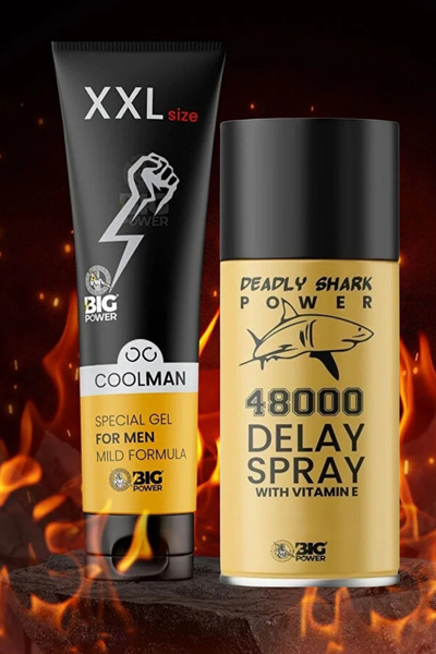 BİG POWER 2liSet Yeni Ekstra Etkili Büyütücülüm Sertleştiricilim Erkek Uyarıcı Krem ve Géciktirici Sprey