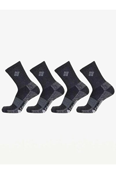 Columbia Men's Outdoor Socks C1179 Lifestyle Moisture Control Basic Crew 4 Pack Rcs038Mbla