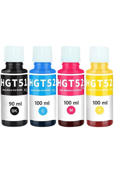 HP Smart Tank 515 (1TJ09A) AiO Yazıcı Uyumlu 4 Renk Mürekkep Seti 90/100 ML