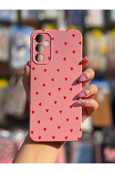 CaseKİdükkan حافظة هاتف من السيليكون مع طبقة داخلية مخملية ونمط إطلاق متوافق مع هاتف Samsung Galaxy A34