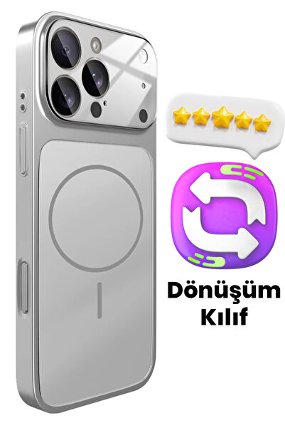 ceptego حافظة متوافقة مع آيفون 14 برو ماكس بمظهر 17 برو ماكس مع حماية للكامير...